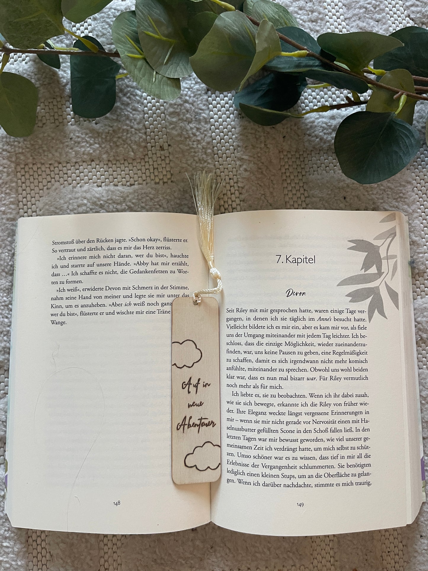 Lesezeichen aus Holz (personalisierbar)