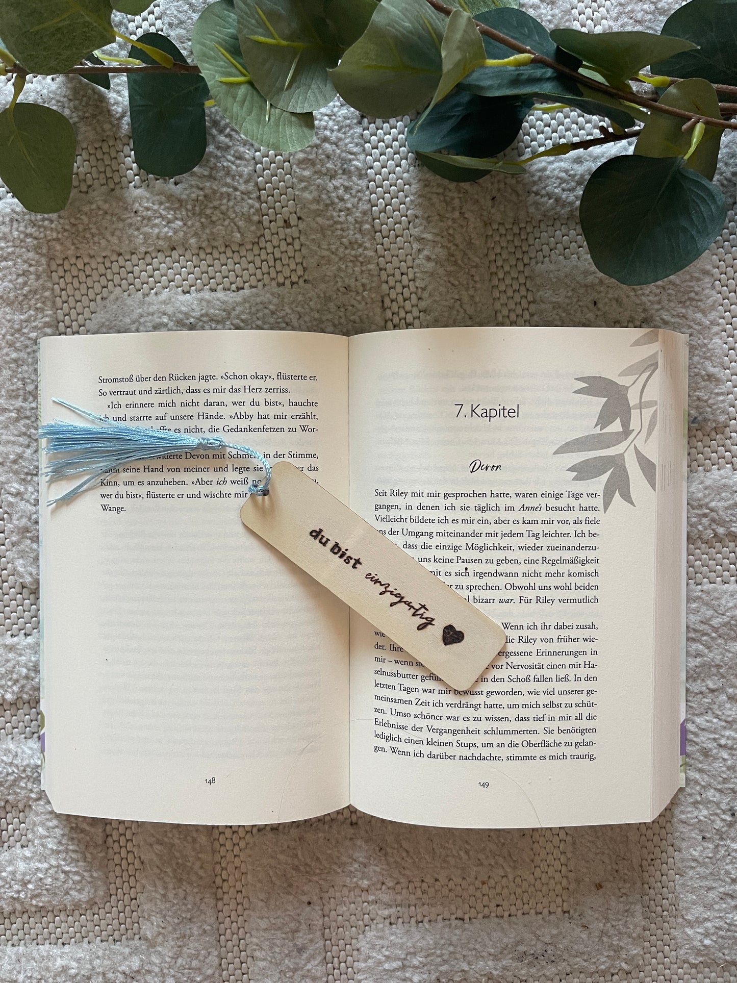 Lesezeichen aus Holz (personalisierbar)