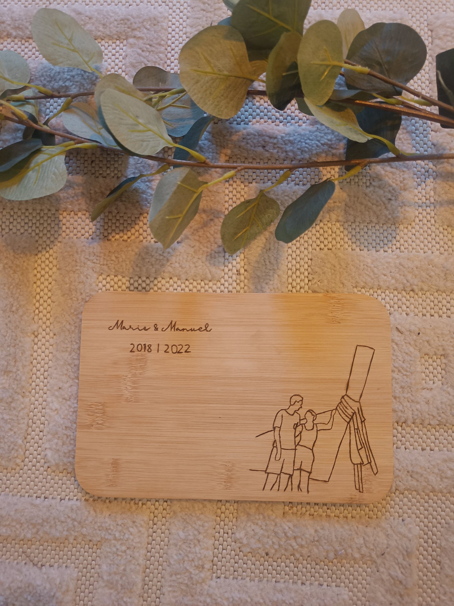 Bildgestütztes personalisiertes Brotzeitbrett