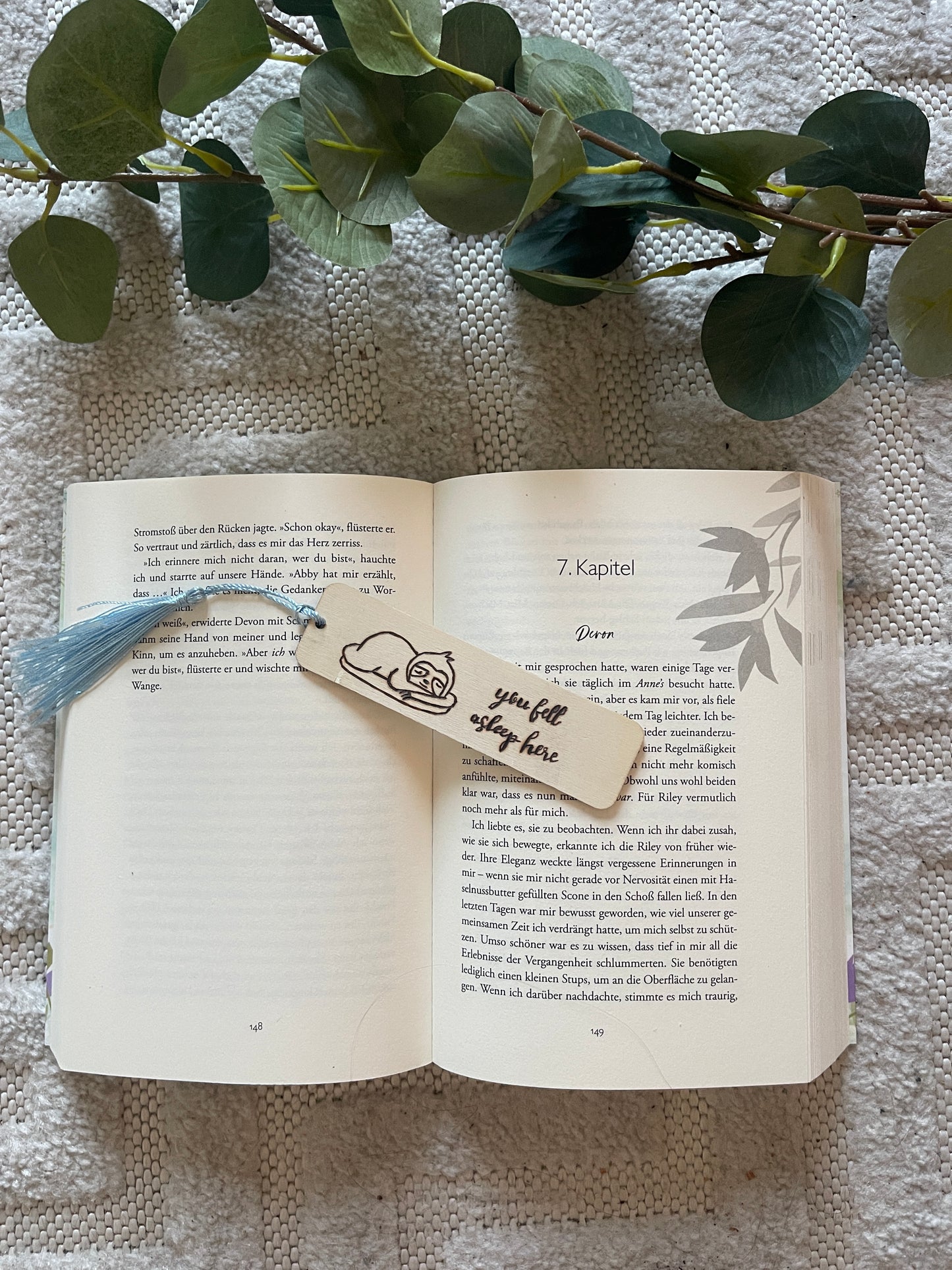 Lesezeichen aus Holz (personalisierbar)