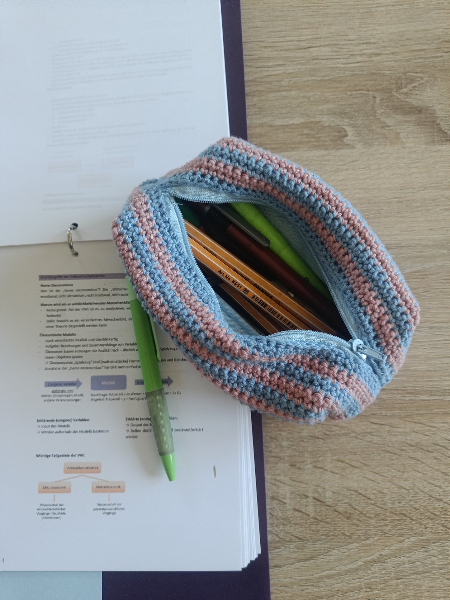 Kosmetik-/Federtasche