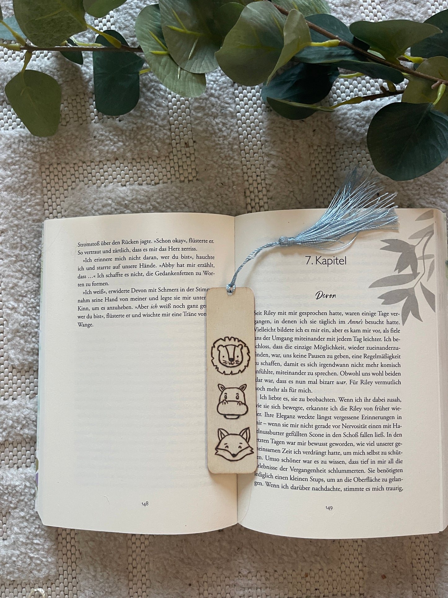 Lesezeichen aus Holz (personalisierbar)