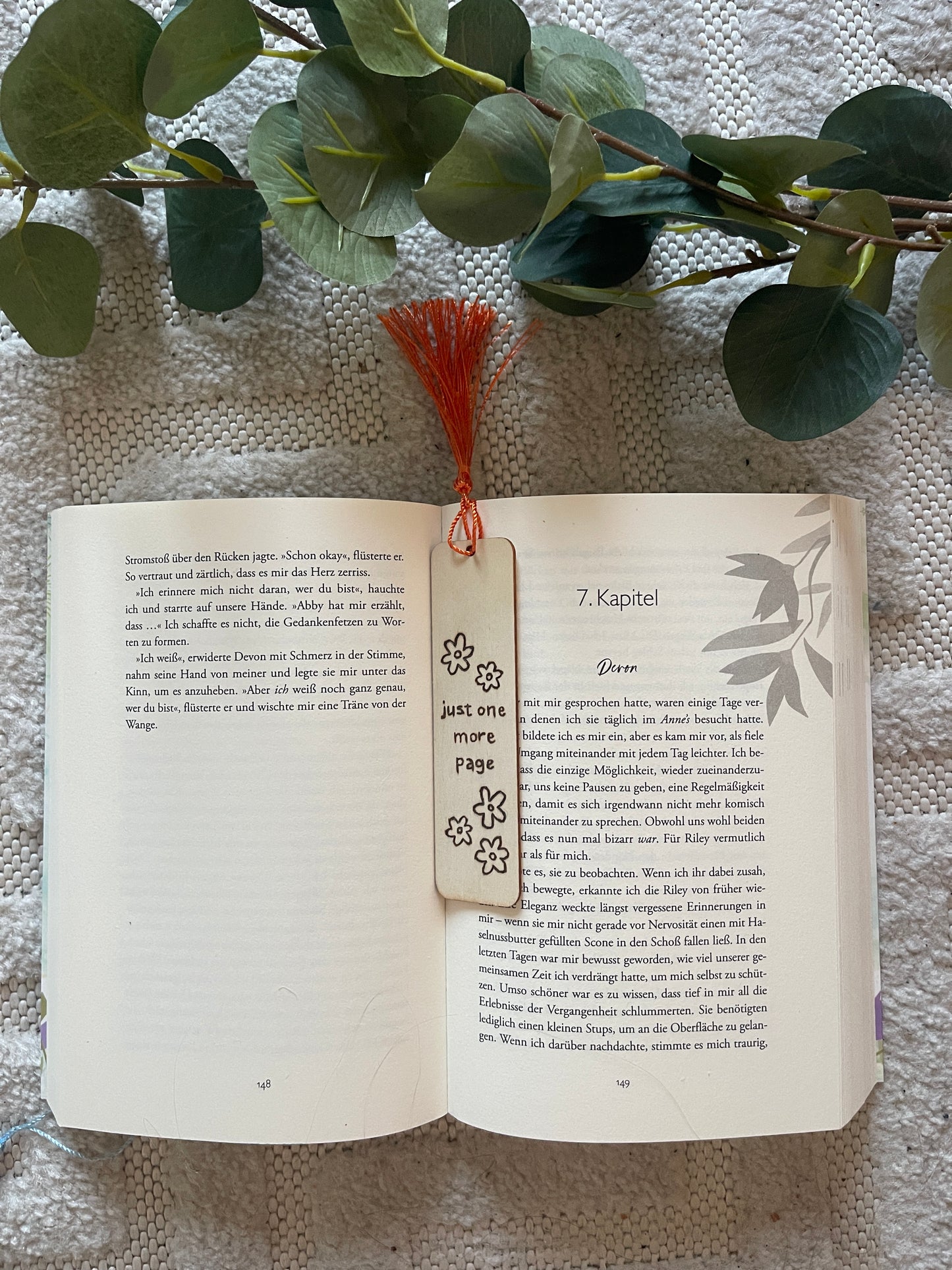 Lesezeichen aus Holz (personalisierbar)